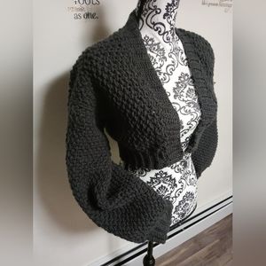 Woman's crochet crop sweater